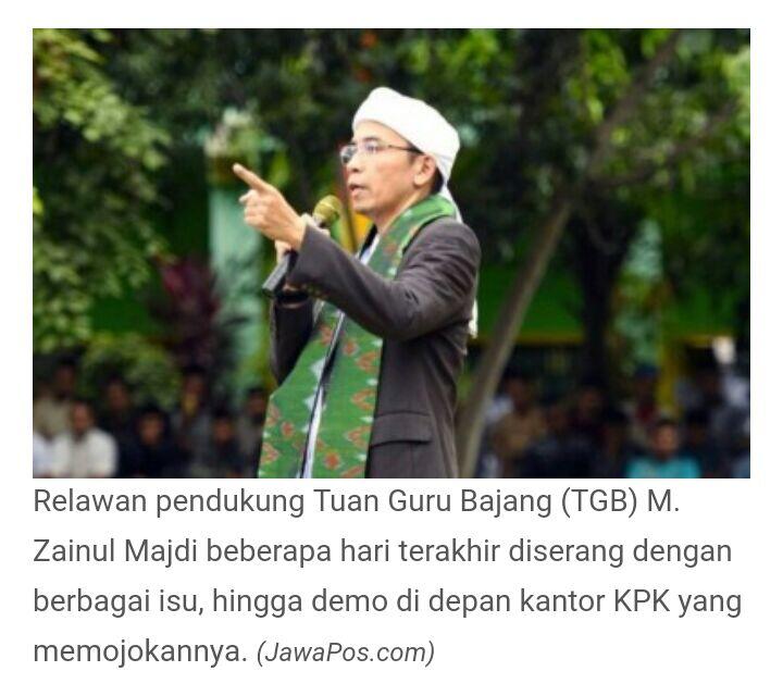 Ada Elite NTB di Jakarta Serang TGB, Relawan Ogah Tinggal Diam