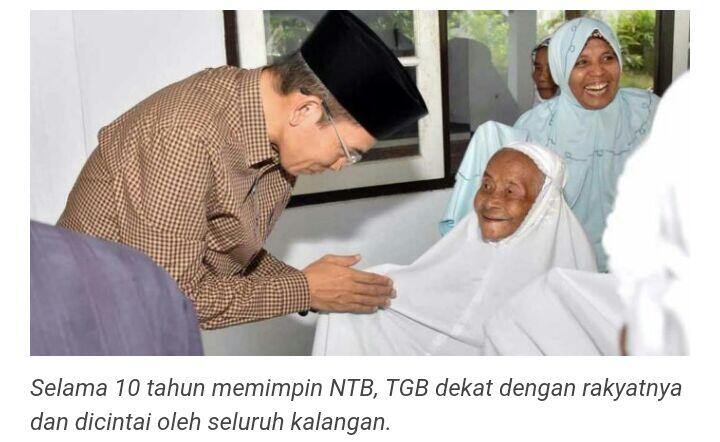 TGB Dinilai Gubernur NTB Terbaik Sepanjang Masa