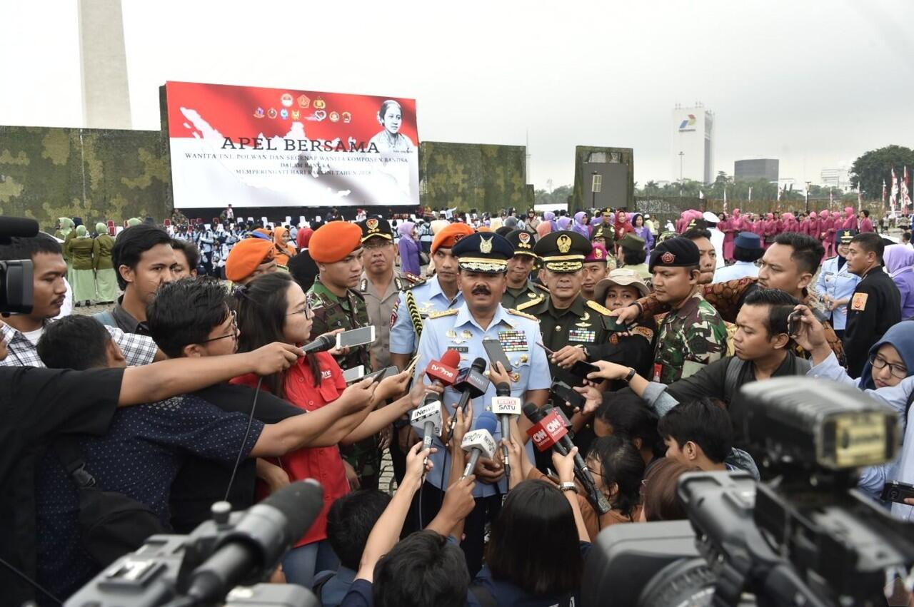  Panglima TNI : Apel Bersama Menunjukkan Kesamaan Gender di Institusi TNI-Polri