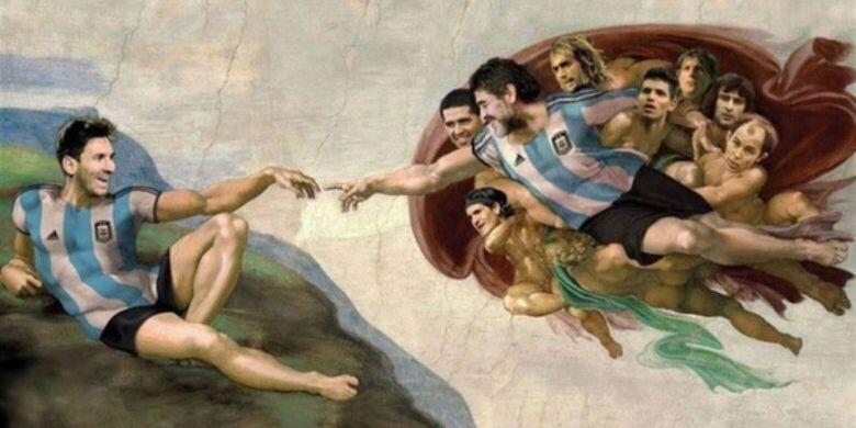 Messi Itu Nabi Adam. Tuhannya...? Maradona!