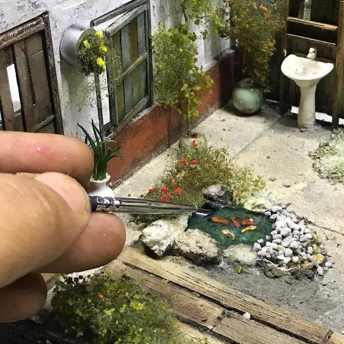 Rindu Suasana Masa Kecil, Pria Ini Membuat Diorama Kota Zaman Dulu. Detailnya Mantap!