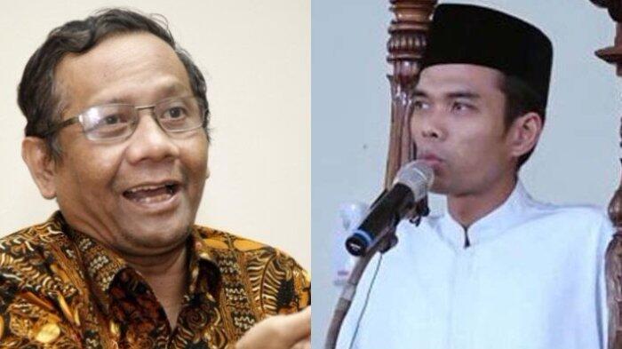 Reaksi Mahfud MD Dibilang Sensi Menanggapi Dirinya Dibandingkan dengan Ustaz Somad