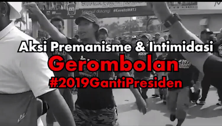 Polisi Selidiki Intimidasi Massa #2019GantiPresiden