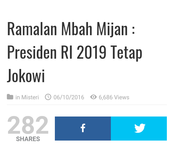 Salah Satunya Soal Ahok, Inilah 7 Ramalan Mbah Mijan yang Terbukti Meleset