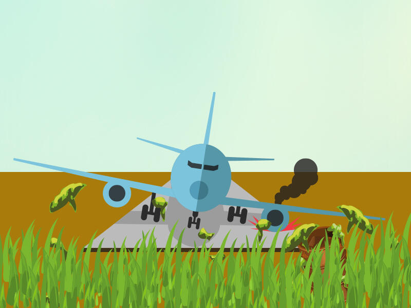 Pesawat Lion Air Tergelincir di Gorontalo