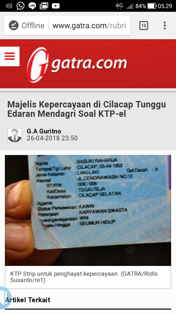 Majelis Kepercayaan di Cilacap Tunggu Edaran Mendagri Soal KTP-el