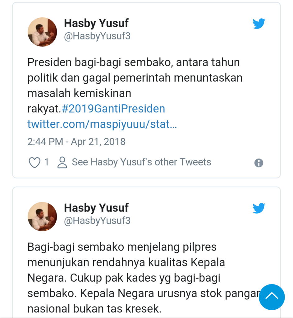Benarkah Hasby Yusuf Jadi Tersangka Karena Mengkritik Jokowi?