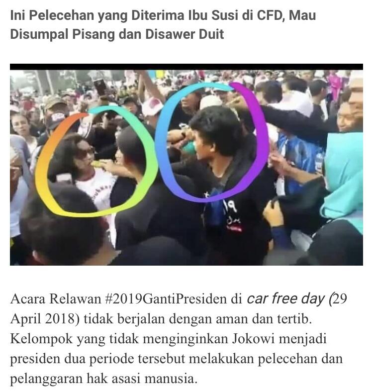 Intimidasi di CFD, Ini Pengakuan Pendukung #2019GantiPresiden