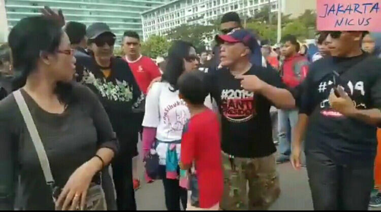 Wapres JK Kecam Intimidasi Ibu dan Anak di CFD Bundaran HI