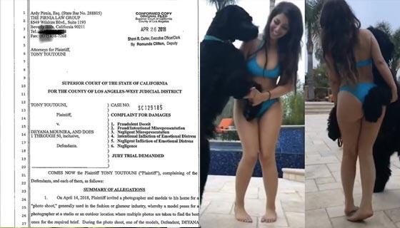 Bangkitkan Gairah Seksual Seekor Anjing, Model Amerika Ini Digugat