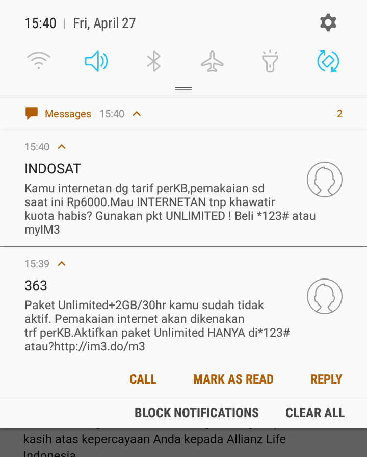 Kecewa Indosat, autorenewal gagal pulsa lebih dari cukup, nomor aduan berubah terus