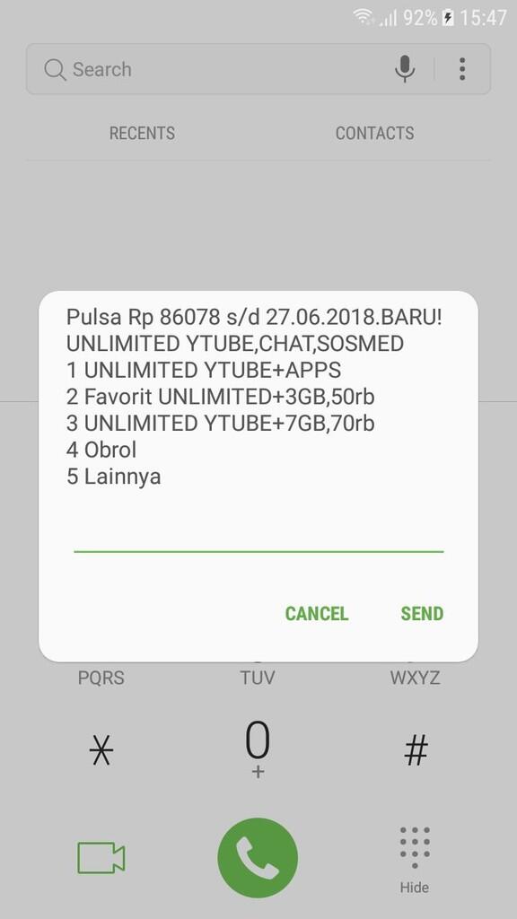 Kecewa Indosat, autorenewal gagal pulsa lebih dari cukup, nomor aduan berubah terus