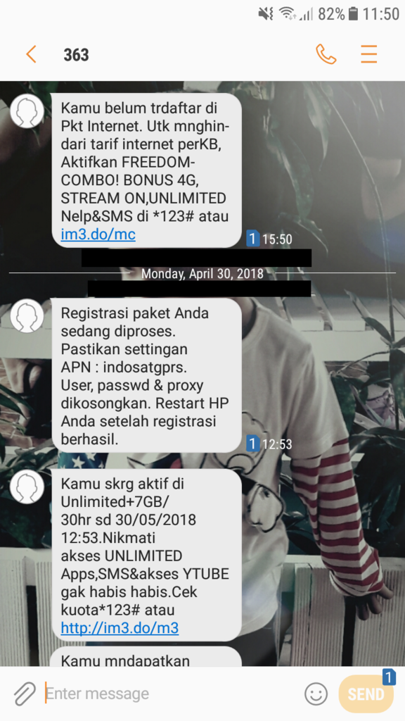 Kecewa Indosat, autorenewal gagal pulsa lebih dari cukup, nomor aduan berubah terus