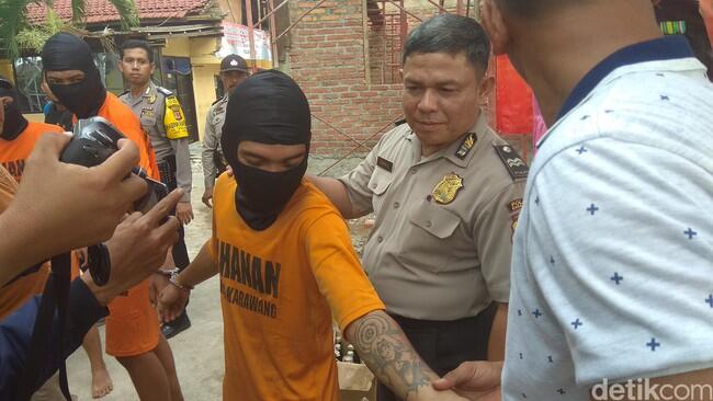 Komplotan Begal Sadis Menggunakan Mangekyou Sharingan Bacok Buruh Karawang