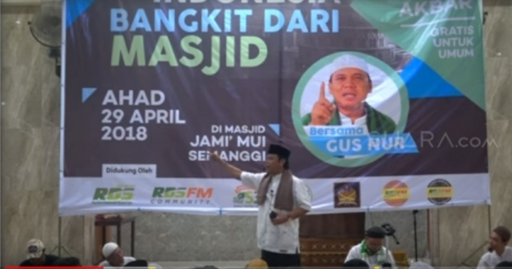 Viral Ceramah Sugi Nur: yang Pilih Jokowi, Keluar dari Masjid!