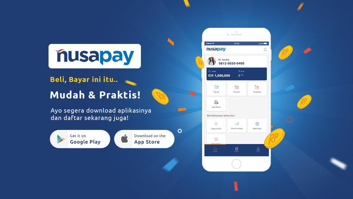 Nusapay! Aplikasi mobile payment terbaru yang bikin kamu jadi untung....
