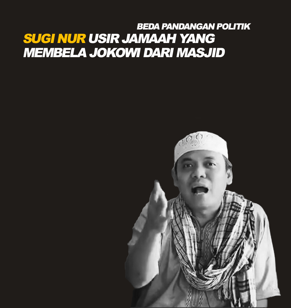 Heboh Sugi Nur Minta Jamaah Keluar Masjid kalau Pilih Jokowi

