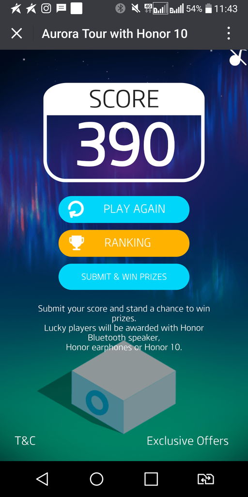 Latih Kesabaran Kamu, Dengan Mainkan Game Aurora Tour With Honor 10 YUK !!!