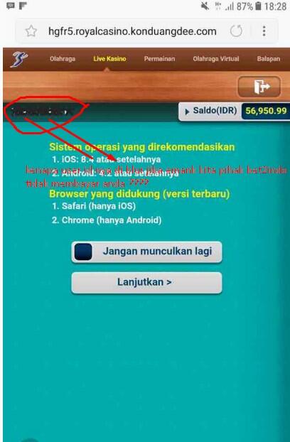 klarifikasi bet2indo soal manusia 1 ini > @travopad