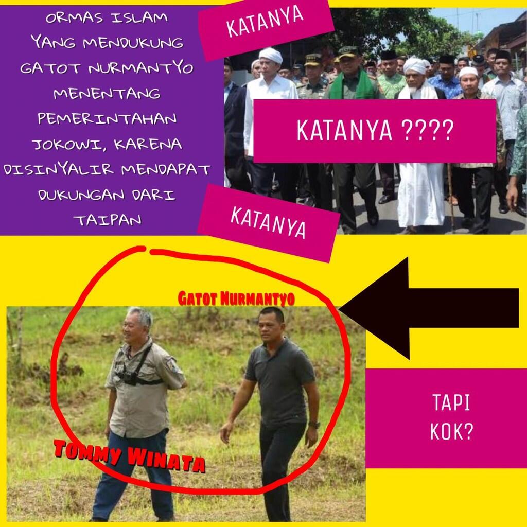 Gatot Akui Teman Dekat Tomy Winata selama 26 Tahun Terakhir