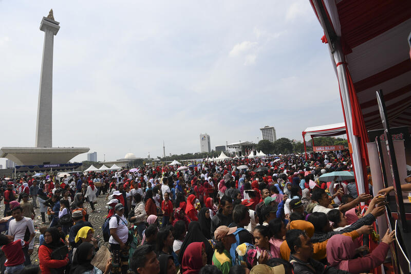 KPAI Panggil Panitia Acara Bagi-Bagi Sembako di Monas, Apa Hasilnya?