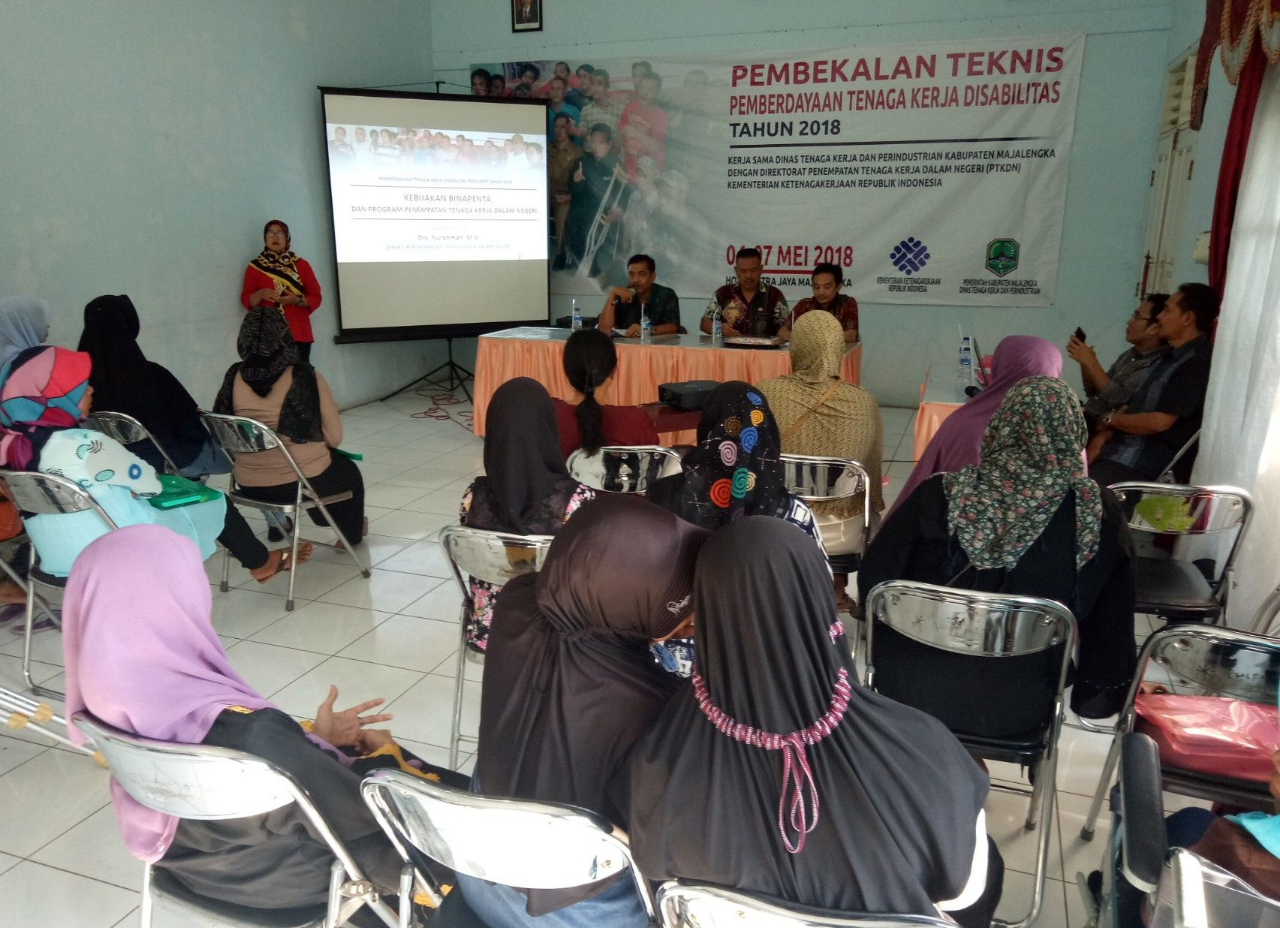 Di Majalengka, Puluhan Penyandang Disabilitas Dibekali Pelatihan Wirausaha