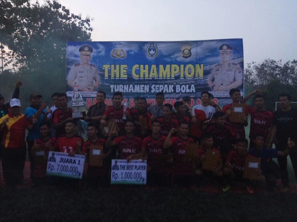 Adu Penalti, Muara Padang FC Juara Kapolres Cup 2018