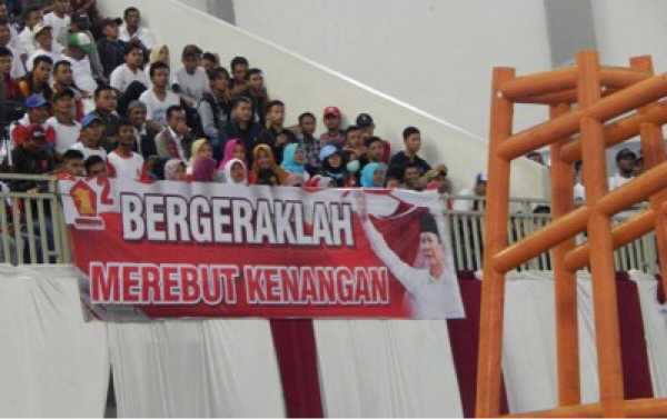 GERINDRA CURIGA SPANDUK “MEREBUT KENANGAN” DIDALANGI POROS SEBELAH