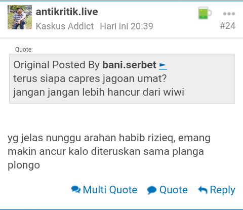 Ini Maklumat untuk Aksi #2019GantiPresiden di Monas