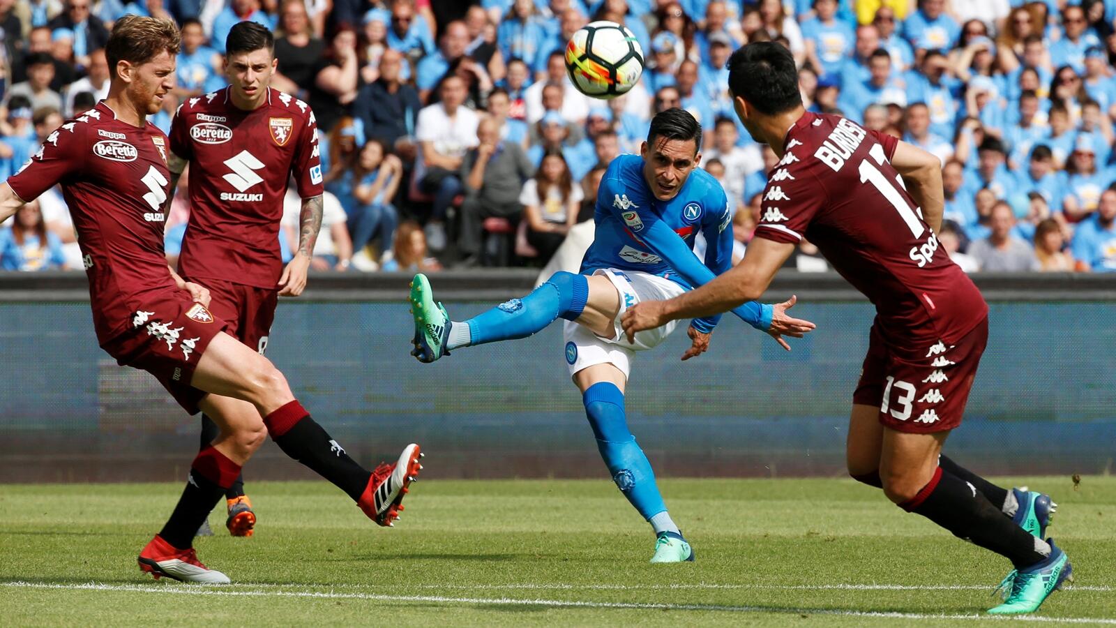 Imbang dengan Torino, Peluang Juara Napoli Kian Tipis
