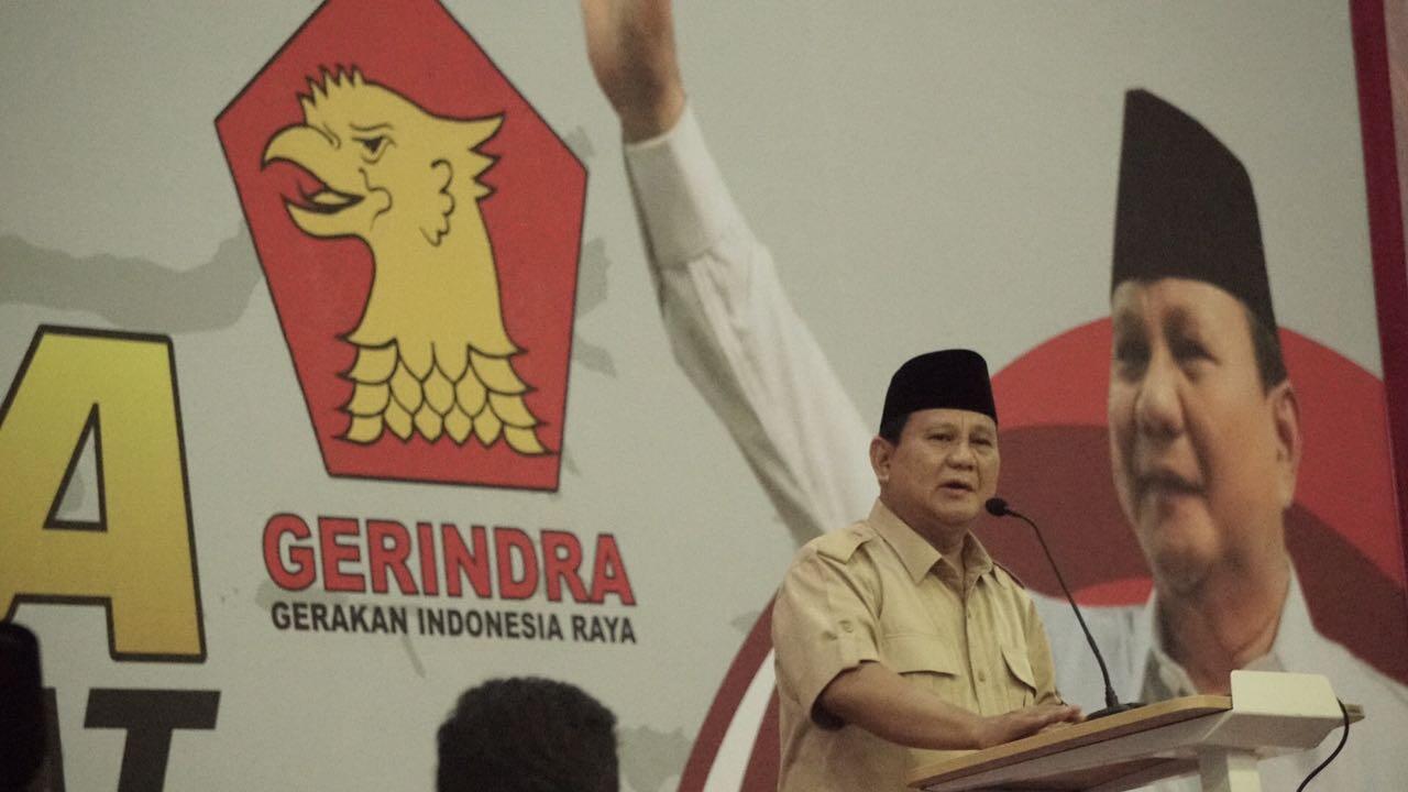 Prabowo: Sekarang Kita Seperti Tamu di Rumah Sendiri