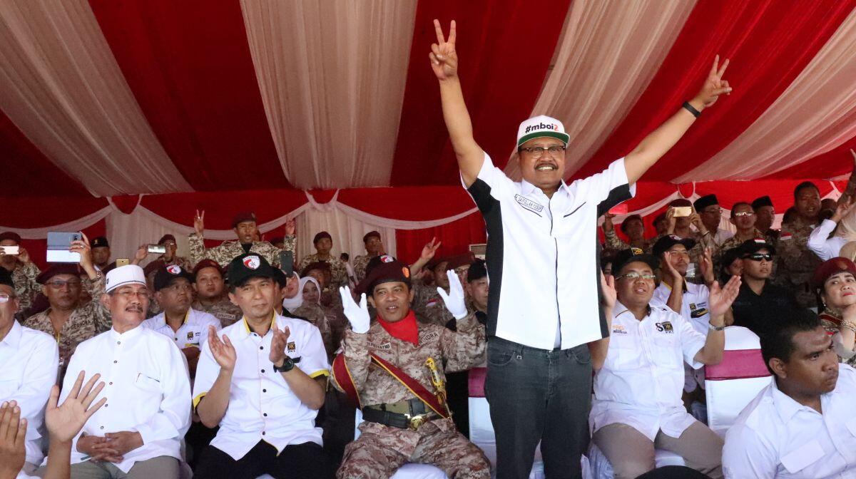 Prabowo: Menangkan Gus Ipul Dulu, Pilpres Belakangan