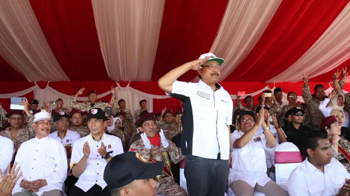 Prabowo: Menangkan Gus Ipul Dulu, Pilpres Belakangan