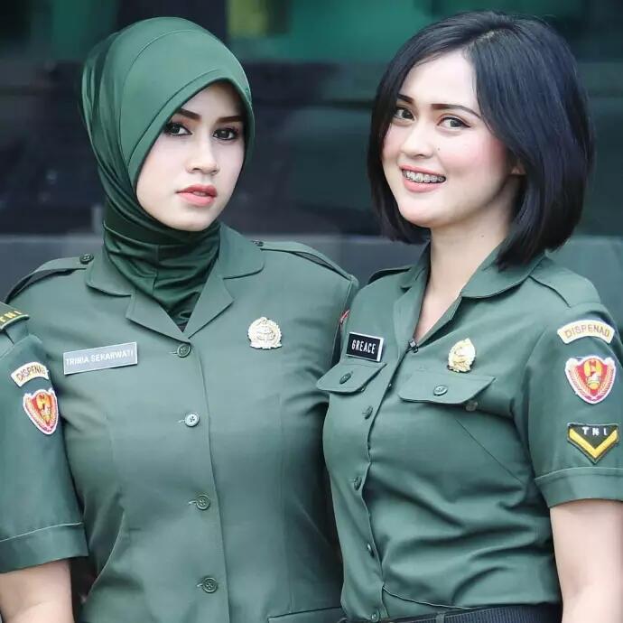 Inilah Potret 10 TNI Tercantik di Indonesia Kecantikannya 
