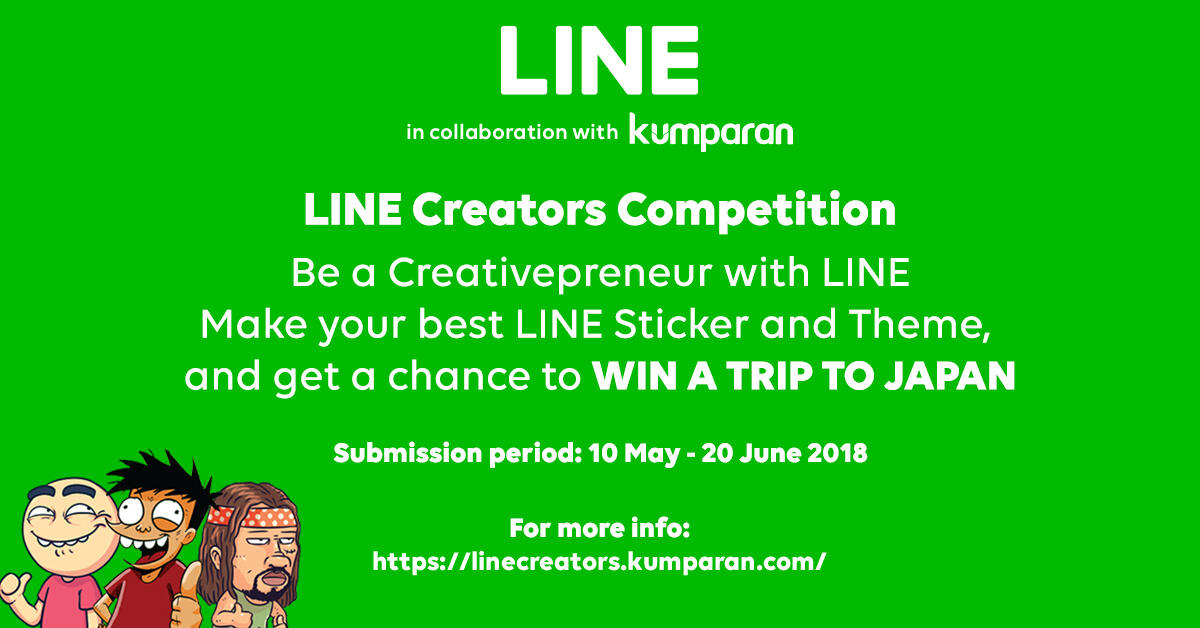 Mau Liburan Gratis ke Jepang? Yuk Ikutan LINE Creators Competition!