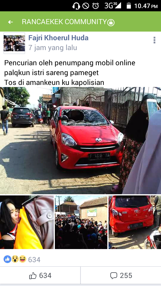 PENCURIAN MOBIL DI RANCAEKEK