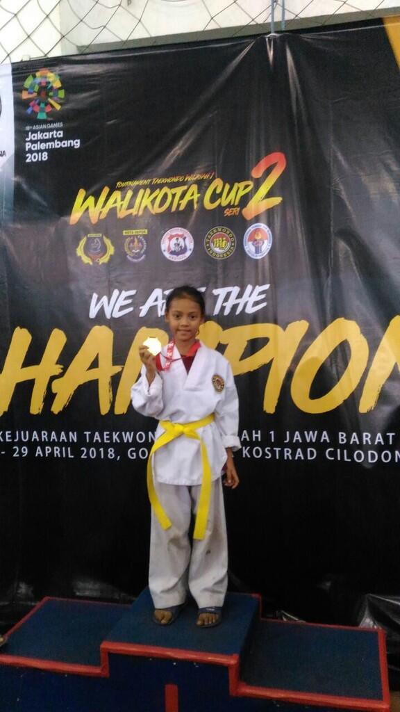 Jauzaa Taqyi Salsabil Taekwandoin Cilik Yang Menjanjikan