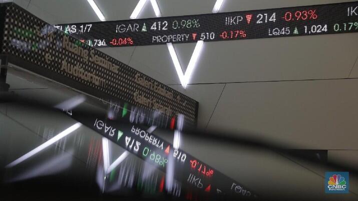 Dolar AS Rp 14.030, IHSG Anjlok 1,33%