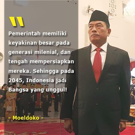 Moeldoko Siapkan Generasi Emas 2045
