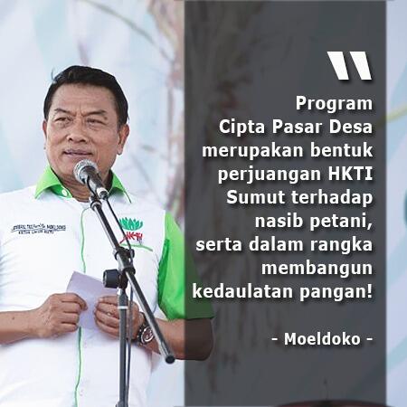 HKTI Moeldoko Resmikan Cipta Pasar Desa