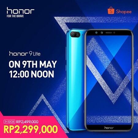 Flash Sale Honor 9 Lite Harga Spesial, Serbu Gan!