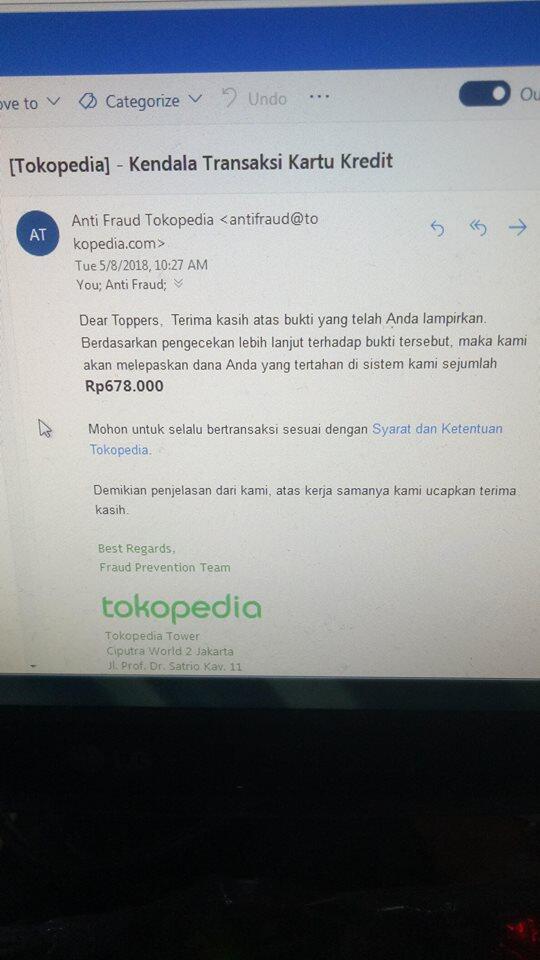 TOKOPEDIA MENCARI KEUNTUNGAN DIATAS PENDERITAAN ORANG LAIN