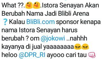 Istora Senayan Akan Berubah Nama Jadi Blibli Arena