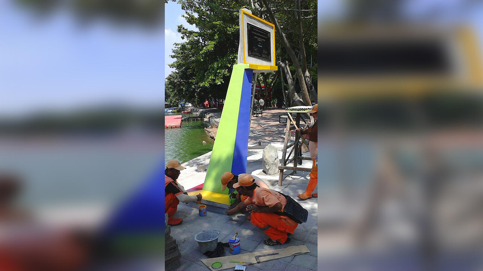 Prasasti kumparan Festival Danau Sunter Dipasang, Diresmikan 9 Mei