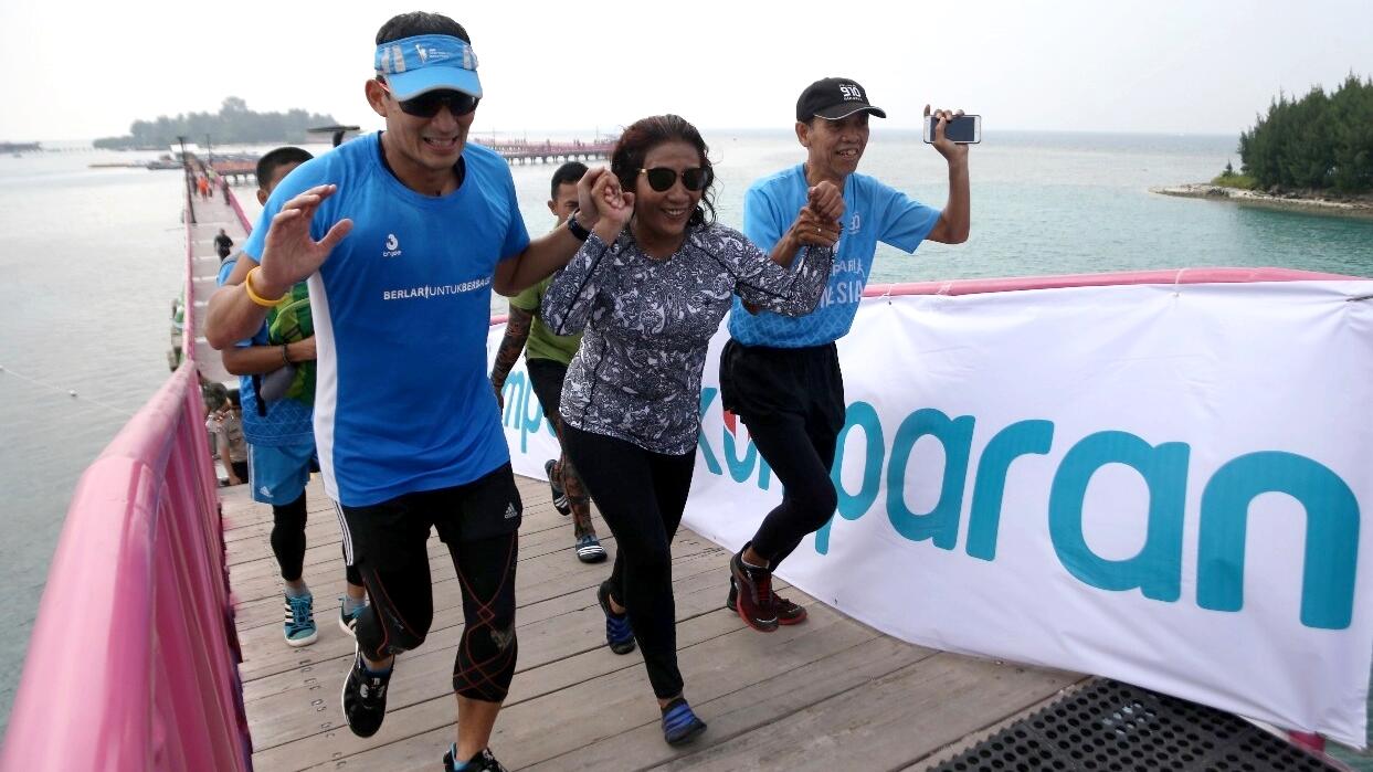 5 Momen Paling Menarik Rematch Adu Cepat Susi vs Sandi di Pulau Tidung