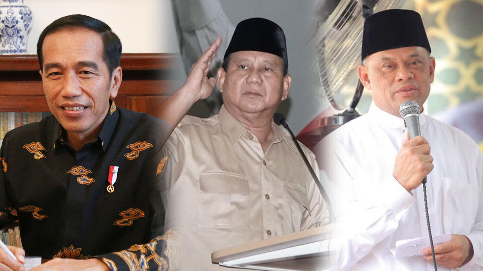Peta Capres versi LSI Denny JA: Jokowi, Prabowo, Gatot
