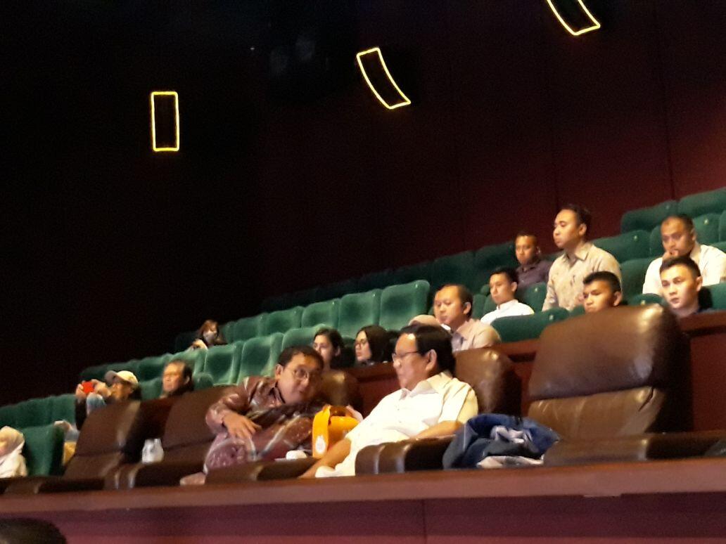 Prabowo-Fadli Zon Nonton Film 212, Targetkan 7 Juta Penonton