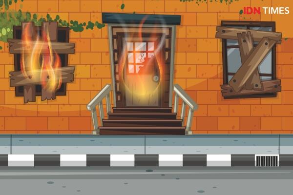 Diduga Akibat Puntung Rokok, Unit Apartemen Pancoran Riverside Terbakar
