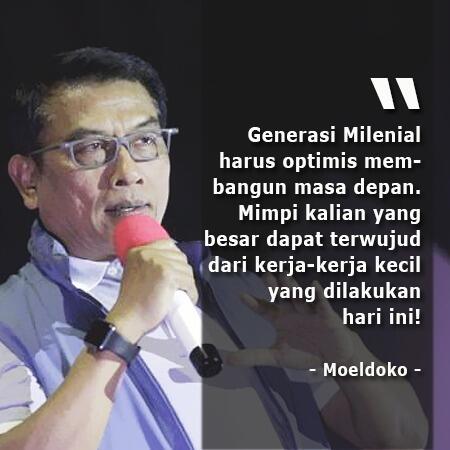 Moeldoko: Generasi Milenial Optimis Membangun Masa Depan