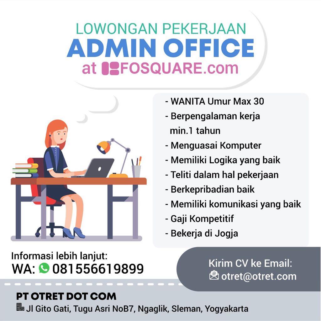 Lowongan Admin Staff At Yogya (fosquare.com)